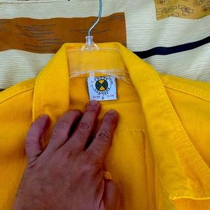 Vintage 2XL yellow Cross Colours jacket